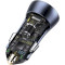 Автомобильное зарядное устройство BASEUS Golden Contactor Pro Dual Quick Car Charger U+U 40W Dark Gray (CCJD-A0G)