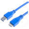 Кабель PROLOGIX USB 3.0 AM/MicroBM 1.8м Blue