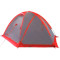Палатка 4-местная TRAMP Rock 4 v2 Gray/Red (TRT-029)