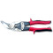 Ножницы по металлу изогнутые TOPTUL 240мм, левый рез (SBAD0124)