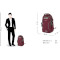 Шкільний рюкзак TRAVELITE Basics TL096312-70 Bordeaux