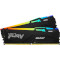 Модуль пам'яті KINGSTON FURY Beast RGB Black DDR5 5600MHz 16GB Kit 2x8GB (KF556C40BBAK2-16)