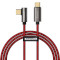Кабель BASEUS Legend Series Elbow Fast Charging Data Cable Type-C 100W 1м Red (CACS000609)