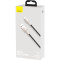 Кабель BASEUS Cafule Metal Data Cable USB to Type-C 66W 0.25м Black (CAKF000001)