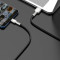 Кабель BASEUS Cafule Metal Data Cable USB to Type-C 66W 0.25м Black (CAKF000001)