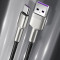 Кабель BASEUS Cafule Metal Data Cable USB to Type-C 66W 0.25м Black (CAKF000001)