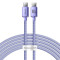 Кабель BASEUS Crystal Shine Fast Charging Data Cable Type-C to Type-C 100W 2м Purple (CAJY000705)