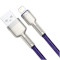 Кабель BASEUS Cafule Metal Data Cable USB for Lightning 1м Purple (CALJK-A05)