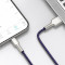 Кабель BASEUS Cafule Metal Data Cable USB for Lightning 1м Purple (CALJK-A05)