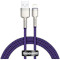 Кабель BASEUS Cafule Metal Data Cable USB for Lightning 2м Purple (CALJK-B05)