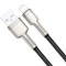 Кабель BASEUS Cafule Metal Data Cable USB for Lightning 0.25м Black (CALJK-01)