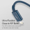 Кабель BASEUS Superior Series Fast Charging Data Cable USB to M+L+C 3.5A 1.5м Blue (CAMLTYS-03)