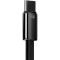 Кабель BASEUS Tungsten Gold Fast Charging Data Cable USB to Type-C 66W 2м Black (CATWJ-C01)