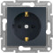 Розетка електрична SCHNEIDER ELECTRIC Asfora Black (EPH2900271)