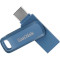Флэшка SANDISK Ultra Dual Go 128GB USB+Type-C3.2 Navy Blue (SDDDC3-128G-G46NB)