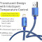 Кабель BASEUS Crystal Shine Series Fast Charging Data Cable USB to iP 2.4A 2м Blue (CAJY000103)
