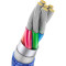 Кабель BASEUS Crystal Shine Series Fast Charging Data Cable USB to Type-C 100W 2м Blue (CAJY000503)