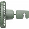 Автомобильный вентилятор BASEUS Seat Fan Green (CXZR-06)