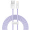 Кабель BASEUS Dynamic Series Fast Charging Data Cable USB to iP 2.4A 2м Purple (CALD000505)