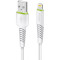 Кабель INTALEO CBFLEXL2 USB-A to Lightning 2м White (1283126521416)