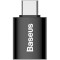 Адаптер OTG BASEUS Ingenuity Series Mini OTG Adaptor Type-C to USB-A 3.1 Black (ZJJQ000001)
