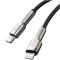 Кабель BASEUS Cafule Metal Data Cable Type-C to Lightning PD 20W 0.25м Black (CATLJK-01)