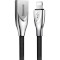 Кабель BASEUS Zinc Fabric Cloth Weaving Cable USB for Lightning 1м Black (CALXN-01)