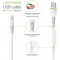 Кабель INTALEO CBFLEXL1 USB-A to Lightning 1.2м White (1283126487460)