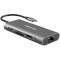 Порт-реплікатор EXTRADIGITAL USB-C to 2xUSB3.0, 1xUSB2.0, 1xUSB-C PD, HDMI, SD, RJ-45 (CA913497)