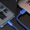 Кабель BASEUS Crystal Shine Series Fast Charging Data Cable USB to iP 2.4A 1.2м Blue (CAJY000003)
