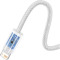 Кабель BASEUS Dynamic Series Fast Charging Data Cable USB to iP 2.4A 1м White (CALD000402)