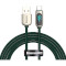 Кабель BASEUS Display Fast Charging Data Cable USB to Type-C 66W 2м Green (CASX020106)