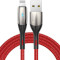 Кабель BASEUS Horizontal Data Cable USB for iP 2.4A 2м Red (CALSP-C09)