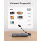 Порт-реплікатор ANKER 555 PowerExpand 8-in-1 100W PD 10Gbps USB-C Data Hub Gray (A83830A2)