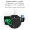 Беспроводное зарядное устройство BASEUS Swan 3-in-1 Wireless Magnetic Charging Bracket 20W Black (WXTE000101)