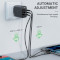 Зарядний пристрій ACEFAST A13 Fast Charge Wall Charger PD65W (2xUSB-C+1xUSB-A) Black w/Type-C to Type-C cable