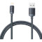 Кабель BASEUS Crystal Shine Series Fast Charging Data Cable USB to iP 2.4A 1.2м Black (CAJY000001)