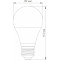 Лампочка LED VIDEX A60 E27 10W 4100K 220V (VL-A60ED-10274)