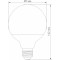 Лампочка LED VIDEX G95 E27 15W 4100K 220V (VL-G95E-15274)
