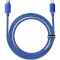 Кабель BASEUS Crystal Shine Series Fast Charging Data Cable Type-C to iP 20W 1.2м Blue (CAJY000203)