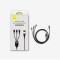 Кабель BASEUS Flash Series II 3-in-1 Fast Charging Data Cable U+C to M+L+C 100W 1.2м Black (CASS030101)