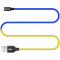 Кабель COLORWAY National USB to Type-C 1м Blue/Yellow (CW-CBUC052-BLY)