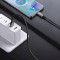 Кабель BASEUS Explorer Series Auto Power-Off Fast Charging Data Cable USB to Type-C 100W 1м Black (CATS000201)