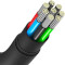 Кабель BASEUS Jelly Liquid Silica Gel Fast Charging Data Cable Type-C to Type-C 100W 1.2м Black (CAGD030001)