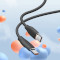 Кабель BASEUS Jelly Liquid Silica Gel Fast Charging Data Cable Type-C to Type-C 100W 1.2м Black (CAGD030001)