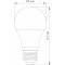 Лампочка LED TITANUM A60 E27 8W 3000K 220V (TLA6008273)