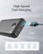 Повербанк VEGER L30 1xUSB-C, 3xUSB-A, PD20W, QC3.0 30000mAh Black