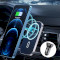 Автотримач для смартфона з бездротовою зарядкою CHOETECH Car Magnetic Mount Inductive Qi Charger 15W (T200-F)
