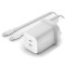 Зарядний пристрій BELKIN Boost Up Charge Pro GaN 2-Ports USB-C 65W White w/Type-C to Type-C cable (WCH013VF2MWH-B6)