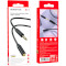 Кабель-удлинитель BOROFONE BL12 mini-jack 3.5mm 1м Black (BL12-1B)